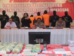 Polda Sulsel Gagalkan Peredaran Sabu 43 Kg Di Makassar