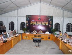 Kapolda NTB ikuti Pemantauan Situasi Kamtibmas Malam Pergantian Tahun Bersama Kapolri