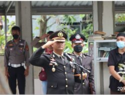 Kapolres Loteng Jadi Irup Upacara Pemakaman Secara Dinas Almarhum Bripka Suwardi