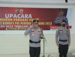 Dua Polisi di Polda NTB Naik Pangkat Dan Menjabat