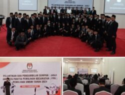 Acara Pelantikan dan Pengambilan Sumpah Berjalan Kondusif dan Penuh Khidmat