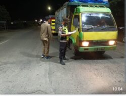 Polsek Kawasan Pelabuhan Laut Tano Lakukan Penyekatan Hewan Ternak Hendak Menuju Pulau Lombok