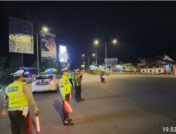 Gelar Patroli Weekend Satlantas Polresta Mataram Antisipasi Balap Liar