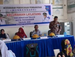 Sekcam Tallo Didampingi Lurah La’latang Buka Musrenbang Tahun 2023 Tingkat Kelurahan La”latang