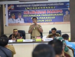 Sekcam Panakkukang Buka Musrenbang Tahun 2023 di Kelurahan Paropo
