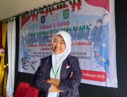 Ternyata Qyla Radisti Aisyaningrum Peserta Diklat Jurnalistik terbaik dari SMPN 1 Praya syarat Dengan Prestasi.