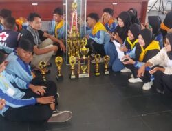 Jumpa Bhakti Gembira Palang Merah Remaja Wira-Madya PMI Lombok Tengah berlangsung meriah