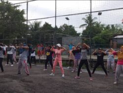 Rutin hadirkan instruktur senam, Kepala Desa Bunkate tingkatkan semangat olahraga Warga