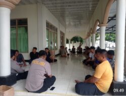 Jum’at Curhat, Kapolres Minta Agar Anggota Tetap Menjaga Nama Baik Institusi Polri