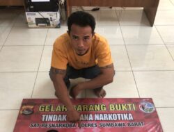 Sat Narkoba Polres Sumbawa Barat Amankan Terduga Miliki Sabu Seberat  1,41 gram