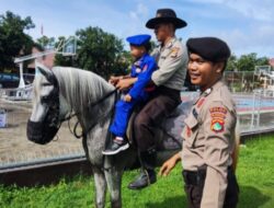 Unit Polsatwa Ditsamapta Polda NTB Terima Kunjungan Paud Attaufiq