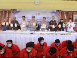 Polda NTB Gelar Konferensi Pers dan Pemusnahan BB Narkoba