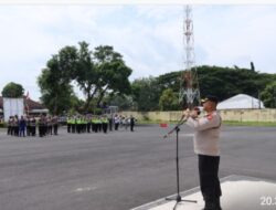 Kapolres Loteng Pimpin Apel Cipkon Pra Ops Mandalika Rinjani Menjelang WSBK 2023