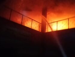 Si Jago Merah Mengamuk di Pasar Terong Makassar, Tim Damkar Lakukan Pemadaman