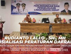 Sosper Perda Perlindungan dan Pengelolaan Lingkungan Hidup, Ketua DPRD Makassar RL Imbau Masyarakat Senantiasa Ikuti Aturan