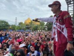 Puluhan Ribu Warga Biringkanaya Ikut Jalan Sehat Bersama Anak Rakyat