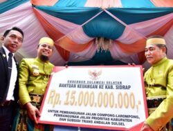 679 Kabupaten Sidrap, Gubernur Sulsel: Alhamdulillah, Rp 300 Miliar Alokasi Sejumlah Program Prioritas