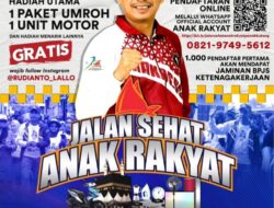 YARI Kembali Menggelar Jalan Sehat Anak Rakyat Keempat, di Kecamatan Panakkukang, Ini Cara Daftarnya!