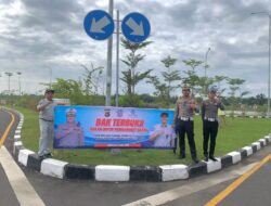 Ratusan Spanduk Himbauan Tertib Berlalu Lintas Terbentang di Sepanjang Jalan Bypass Lombok Tengah*