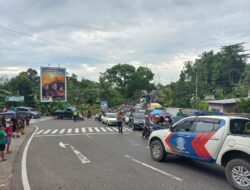 Polres Lombok Tengah Kawal Ketat Pawai Ogoh – Ogoh di Dusun Taman Bali