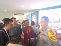 PLH Kabid Humas Polda NTB,Sambangi Wartawan Saat Meliput di Acara WSBK