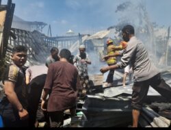 Si Jago Merah Melalap Rumah Kos di Gili Trawangan, Kerugian Ditaksir Ratusan Juta*