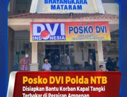 Langkah Polda NTB Dalam Penanganan Kapal Terbakar di Pantai Ampenan