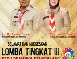 Siswa UPT SPF SMPN 10 Makassar Diundang Ikut Sukseskan Lomba Tingkat III Regu Pramuka Penggalang