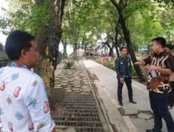Camat Ujung Pandang Cek Area Jogging Track di Taman Macan
