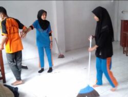 Pasca Banjir, UPT SPF SMPN 2 Makassar.Gelar Kerja Bakti Bersama