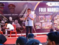 Camat Rappocini Dampingi Sekda Makassar di Acara Folk Market Festival