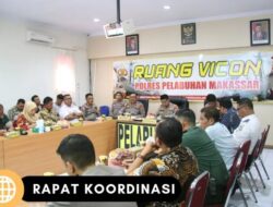 Camat Ujung Tanah Bersama Pihak Kepolisian Lakukan Rakor Kamseltibcar Lantas Polres Pelabuhan Makassar