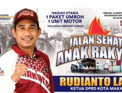 Besok, YARI Adakan Jalan Sehat Bersama Warga Pulau Sangkarrang