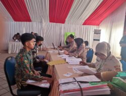 Penerimaan Terpadu Anggota Polri Tahun 2023, Polres Sumbawa Lakukan Pemeriksaan Administrasi Awal