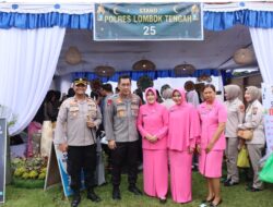 Polres Lombok Tengah Hadirkan Stand Bazar Ramadhan Dengan Harga Murah Meriah