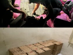 Geledah Truk, Sat Resnarkoba Polres Sumbawa Temukan Ratusan Botol Miras