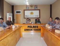 Wakapolres Loteng Pimpin Rapat Lintas Sektoral Hadapi Lebaran Ketupat 1444 H
