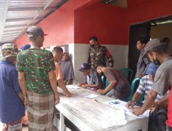 Pemdes Bunkate Didampingi Bhabinsa Menyalurkan Bantuan CPP Kepada 445 KPM