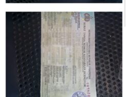 Telah Hilang BPKB Dengan Jenis Kendaraan Mitsubishi Colt 15