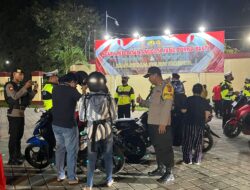 Ciptakan Kondusifitas Saat Malam Minggu, TNI-POLRI Di Sumbawa Gelar Razia Gabungan