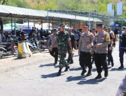 Kunjungi Pos Terpadu Ops Ketupat Rinjani 2023 Poto Tano, Kapolres Sumbawa Barat Puji Sinergitas TNI Polri