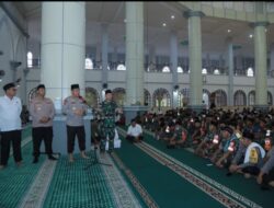 Kapolres Lombok Tengah Terima Kunjungan dan Safari Ramadhan Kapolda NTB di Masjid Agung