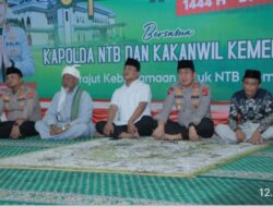 Kapolda NTB dan Kakanwil Kemenag NTB Gelar Safari Ramadhan di Masjid Agung Praya