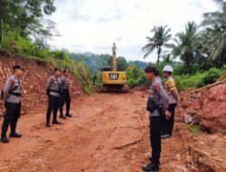 Polres Sumbawa Barat Terjunkan Personel Amankan pembangunan Bendungan Bintang Bano