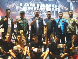 Sempat Di Guyur Hujan, Puluhan Peserta Lantang Bangngia Run Race Tetap Antusias