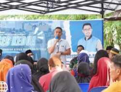 Sekcam Amanda Syahwaldi Dampingi Legislatif H. Saharuddin, Gelar Reses di Kelurahan Ujung Tanah   