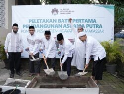 Wali Kota Danny Bantu Peletakan Batu Pertama Pembangunan Asrama Baru