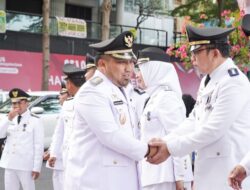 Camat Rappocini Bersama para Camat se-Kota Makassar Sambut kunjungan Seluruh Kepala Daerah se-Indonesia