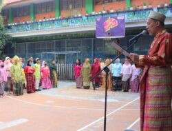 Meriahkan Hardiknas 2023, UPT SPF SMPN 4 Makassar Gelar Upacara