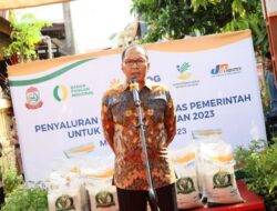 Wali Kota Danny Bersama Perum Bulog Sulselbar Lepas Pendistribusian Bantuan Pangan Beras Pemerintah di Makassar
